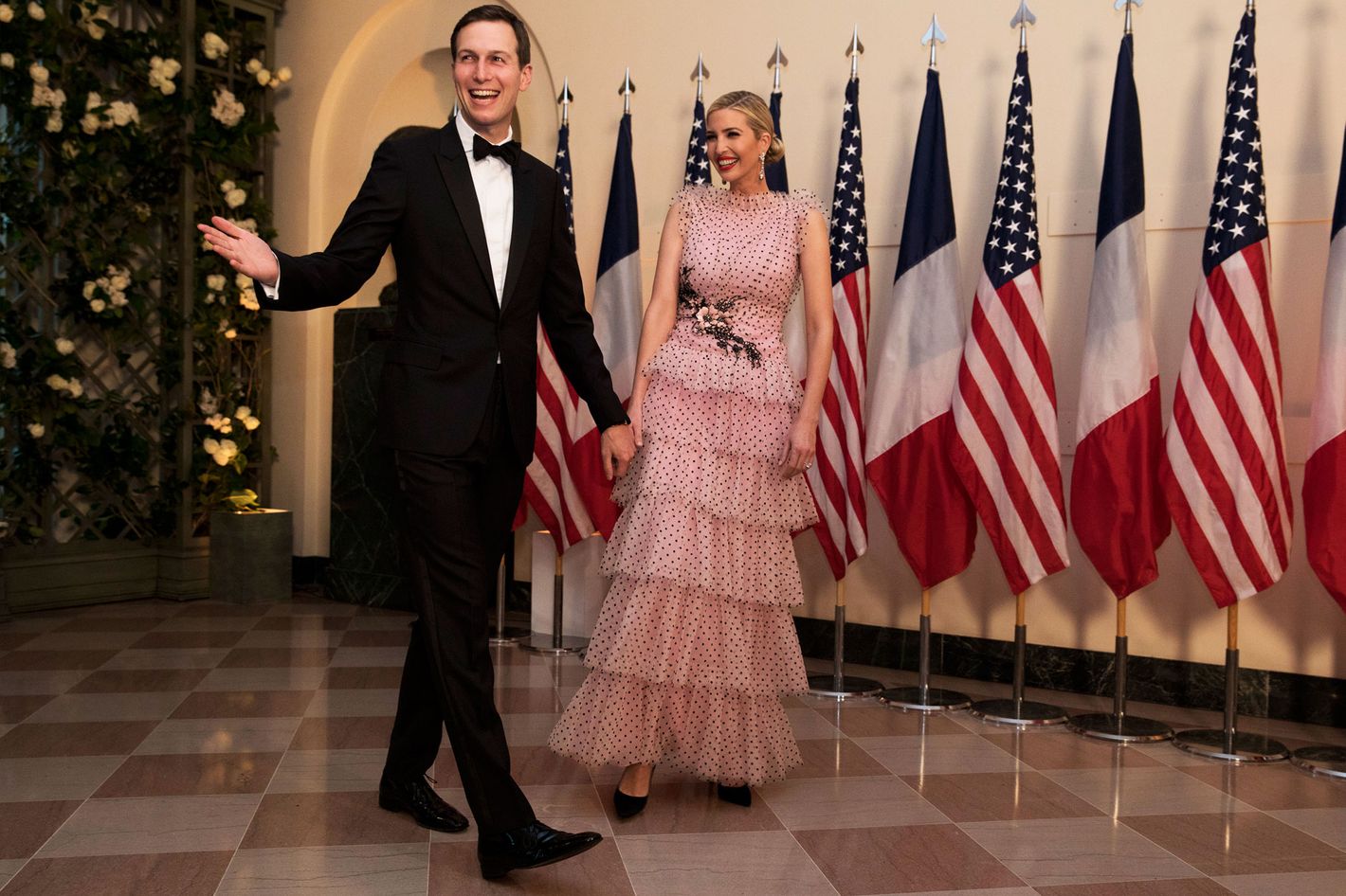 Melania trump dress 2024 for state dinner tonight