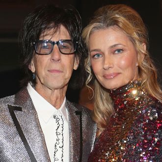 ric ocasek paulina porizkova rock hall kane induction kevin roll couple getty during estate cars