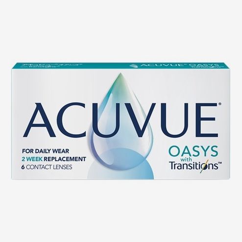 ACUVUE OASYS con lentes de contacto Transitions