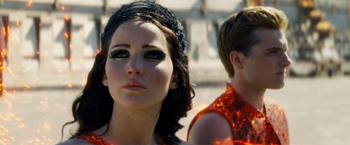 The Hunger Games: Catching Fire - Elevator scene on Make a GIF