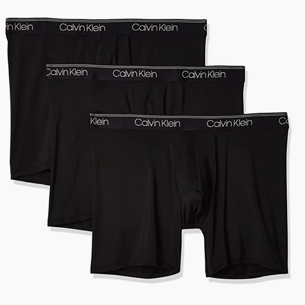 Calvin Klein Men's Long Sleeve Pants Micro Stretch with 3 Pack Boxer Brief