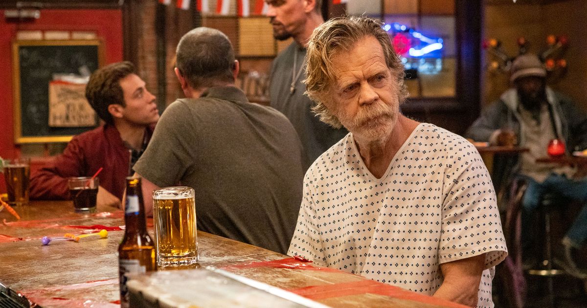 The 'Shameless' finale found patriarch Frank Gallagher dying of C...