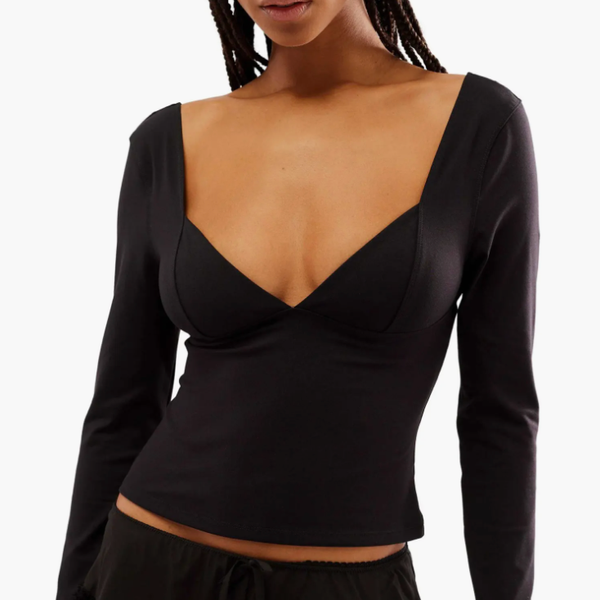 Free People Duo Long-Sleeved Top