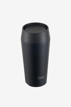 Tasse de voyage en céramique bru