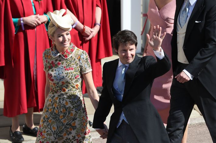 Sofia Wellesley and James Blunt.