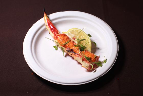 Morimoto's king crab with tobanjan aïoli.