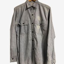 Vintage Sears Roebuck Chambray Work Shirt