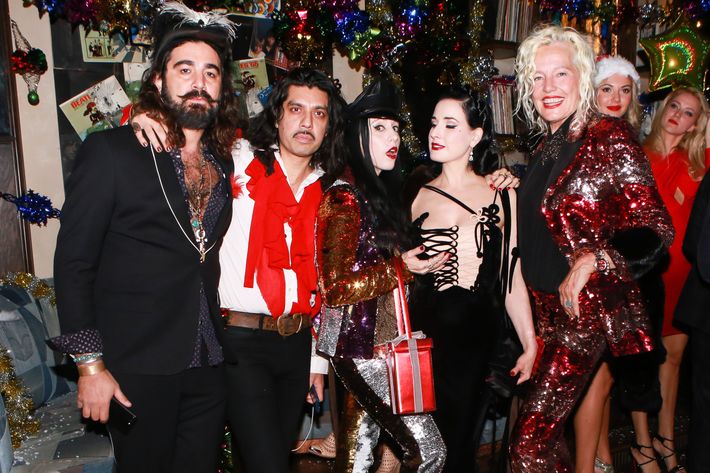 Ellen von Unwerth Hosts Los Angeles Christmas Party