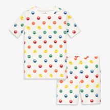 Primary Kids Organic Short Sleeve Sesame Street Friends PJ Set