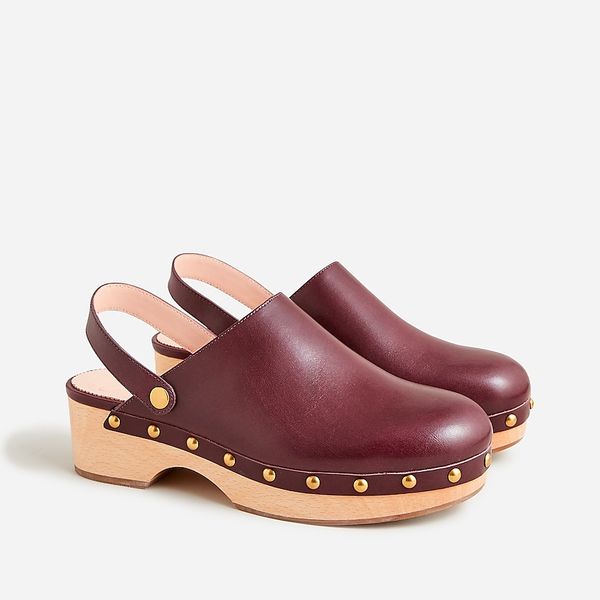 J. Crew Convertible Leather Clogs