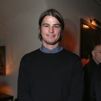 Actor Josh Hartnett attends GREY GOOSE Pre-Oscar Party hosted by Michael Sugar, Doug Wald, Nathan Kahane and Warren Zavala at Chateau Marmont on February 23, 2013 in Los Angeles, California. 