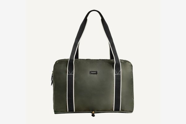 TAK Canvas Travel Bag for Men Duffel Bag Vintage Weekend Gym Bag Green 