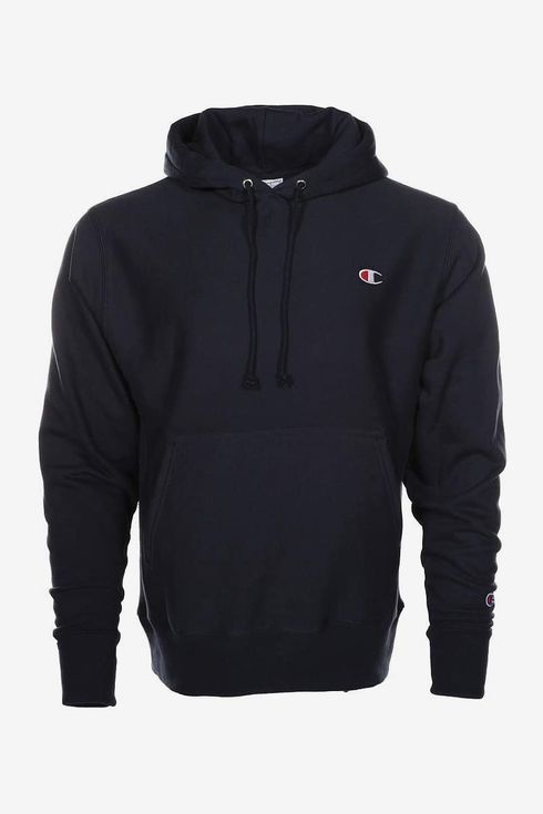 champion hoodie black and red