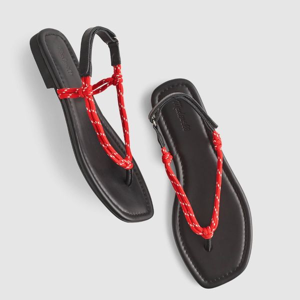 Madewell The Aliyah Thong Sandal in Paracord