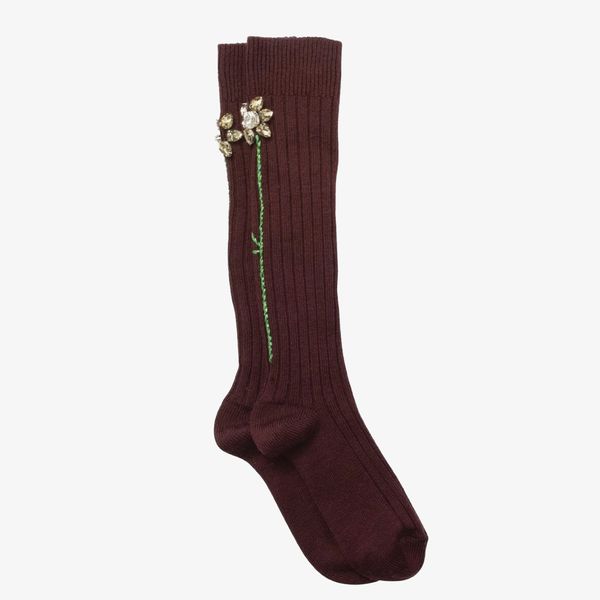 Maria La Rose Louise merino wool knee high socks