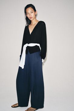 Zara ZW Collection Barrel Pants