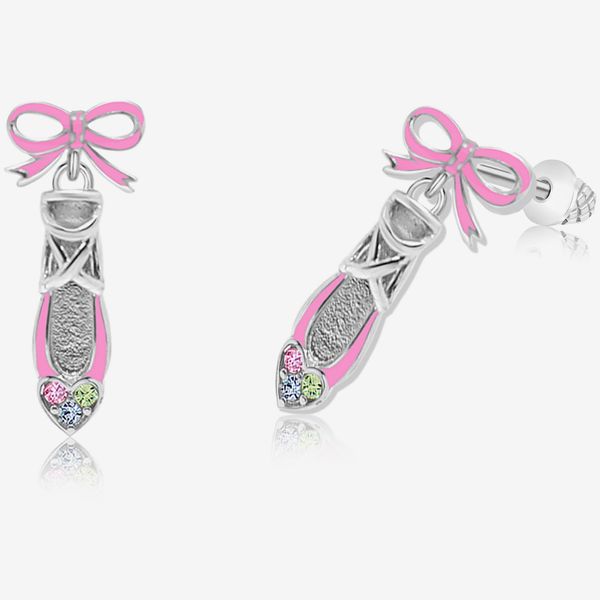 Chanteur Kids' Ballet Slipper Drop Earrings