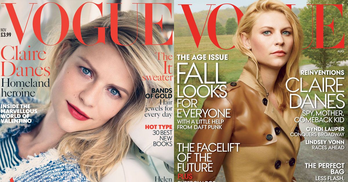 Vogue vs. Vogue: Who Wore Claire Danes Best?