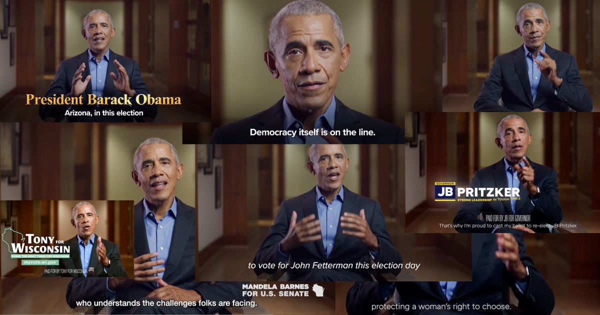 Democrats Unleash the Obama Ads In Key Midterm Races