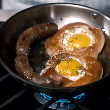 The first meal Hannibal cooks for Abigail Hobbs is the last meal that she had with her parents. Because, you know, he's her new cannibal dad.