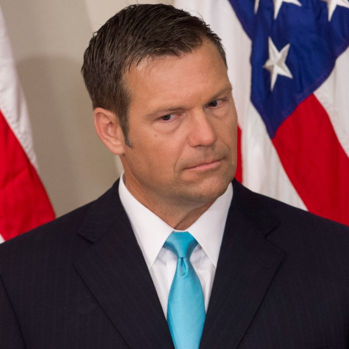 Kobach Wants Promotion to Governor — or Trump’s Cabinet