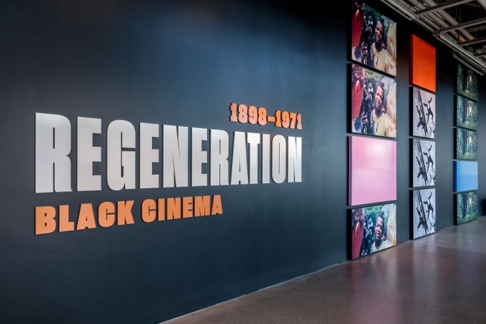 Title Wall, Regeneration: Black Cinema 1898-1971, Academy Museum of Motion Pictures.