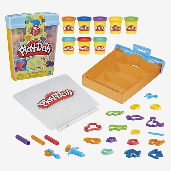 Play-Doh Imagine Animals Storage Set, 22 Accessories, Stocking Stuffers for Kids