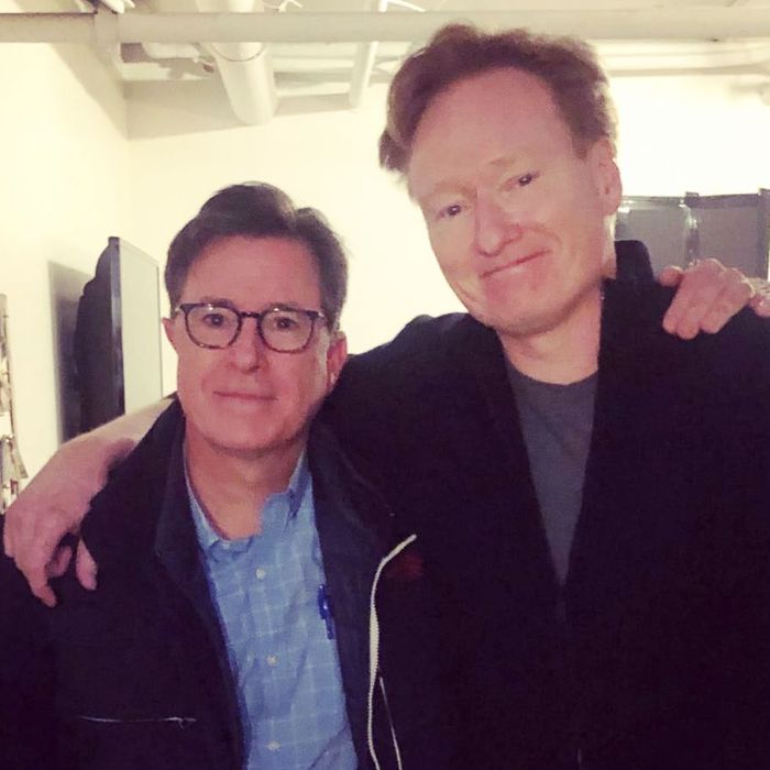 This Week in Comedy Podcasts: Conan and Colbert