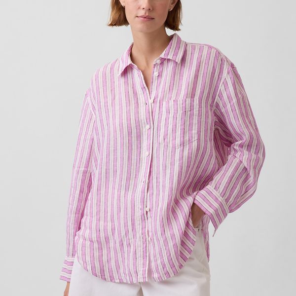 Gap 100% Linen Oversized Shirt