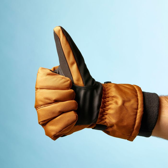Men Motorcycle Gloves Geniune Leather Warm Winter Cold Weather Full Finger  Glove