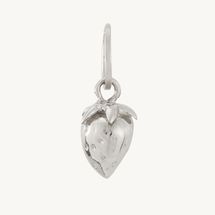 Catbird Wild Strawberry Charm - Silver