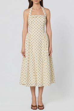 ASTR the Label Marianna Halter Midi Dress
