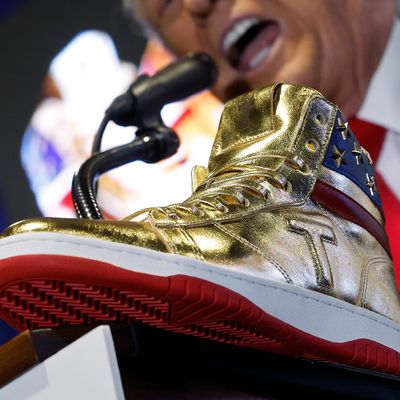 Trump Wants You to Pay $400 to Walk in His Gold Sneakers