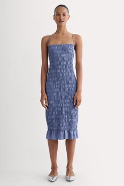 Everlane The Smocked Column Dress