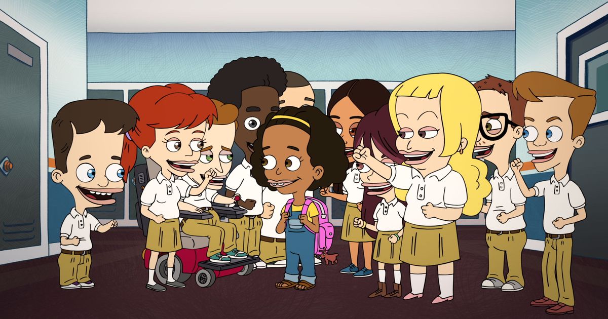 who are the people in the gay test in big mouth