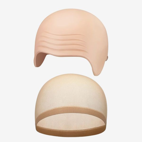 Syhood 2 Pcs Latex Bald Caps