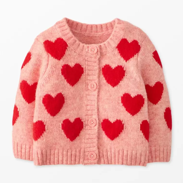 Hanna Andersson Baby Valentine's Cardigan