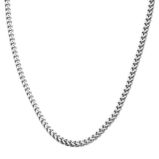 J.C. Penney Stainless Steel 24 Inch Snake Chain Necklace