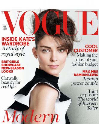 Kati Nescher Braved Sandy to Cover British Vogue
