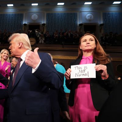 Donald Trump Delivers Joint Address To Congress
