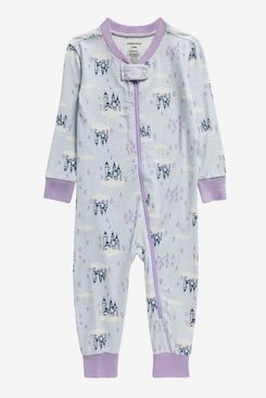 Nordstrom Print Fitted One-Piece Pajamas