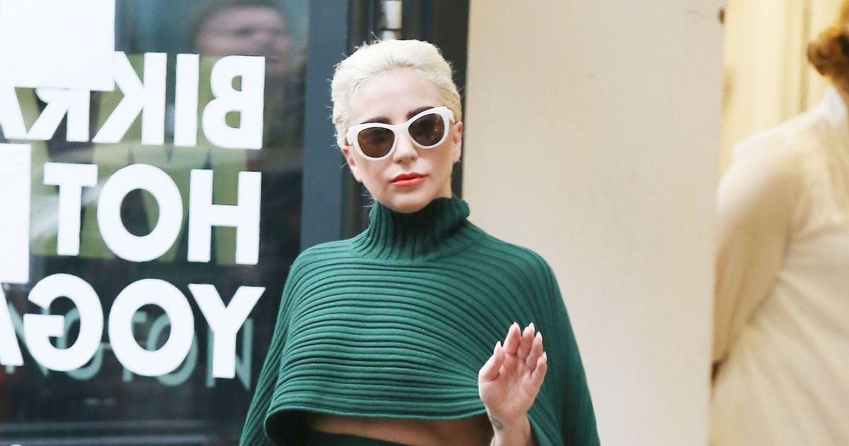 Lady Gaga Wore a Ferragamo Skirt to Yoga