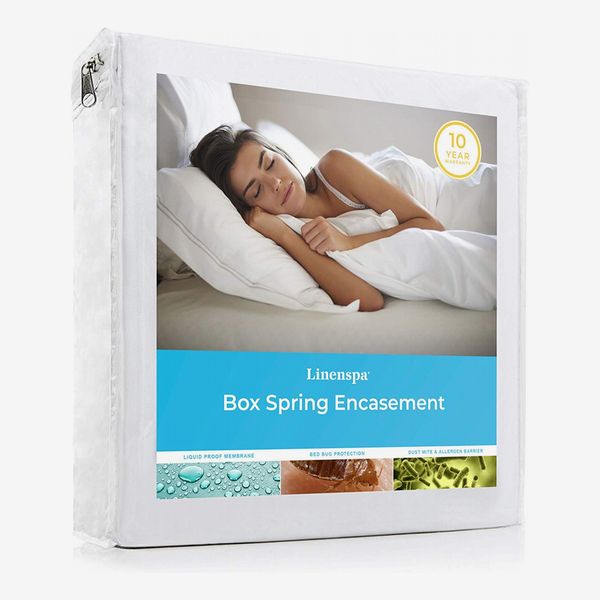 Linenspa Waterproof Bedbug Proof Box Spring Encasement Protector