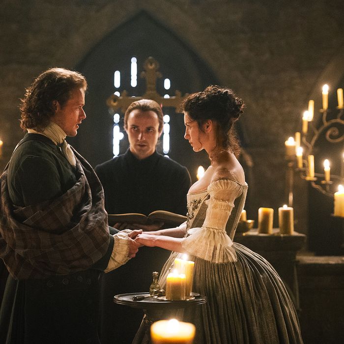 outlander wedding dress