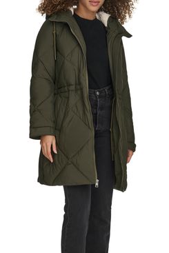 Levi’s Diamond Quilted Water-Resistant Parka