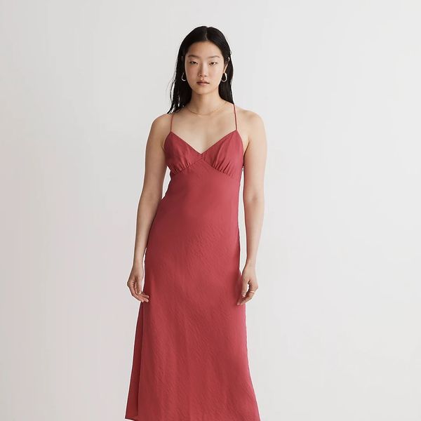 Madewell Layton Midi Slip Dress