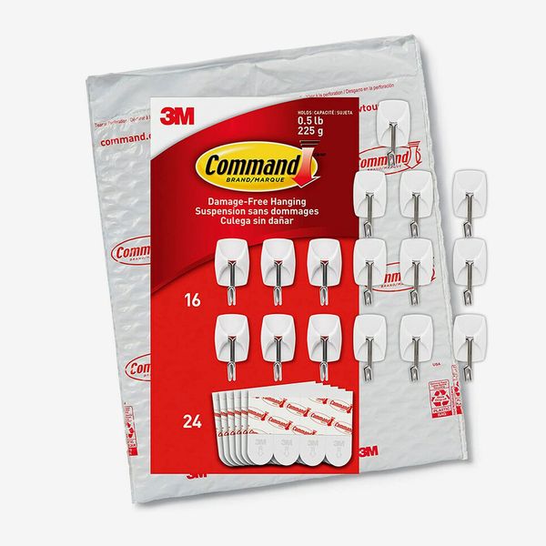 Command Small Wire Hooks (Pack of 16 Hooks and 24 Strips)