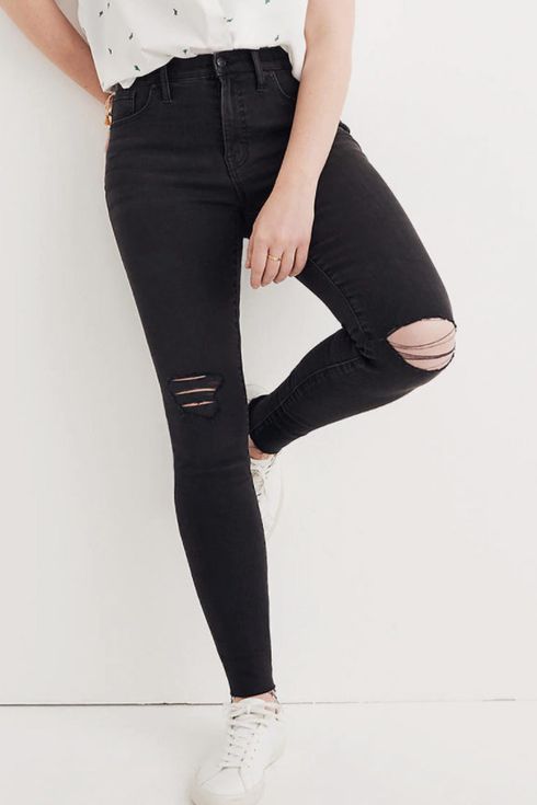 black rugged jeans womens