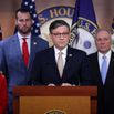 Speaker Mike Johnson Holds Capitol Hill Press Conference On Tuesday Morning