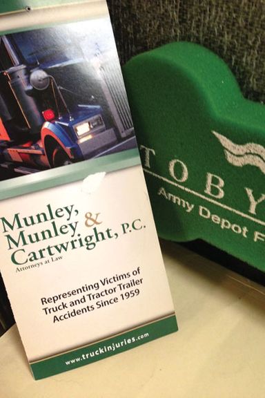 “This brochure is from Toby's desk in the annex. I don't have anything to say about this except it makes me laugh and laugh.”